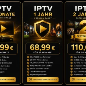 IPTV 6 Monate für 34,99 € – Premium Paket für Smart TV, Android TV und Fire TV Stick